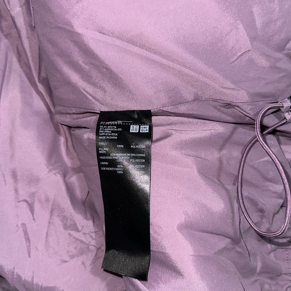🔥🔥🔥NEW Uniqlo Lavender Purple Puffer Seamless Down Parka Jacket - Picture 5 of 8